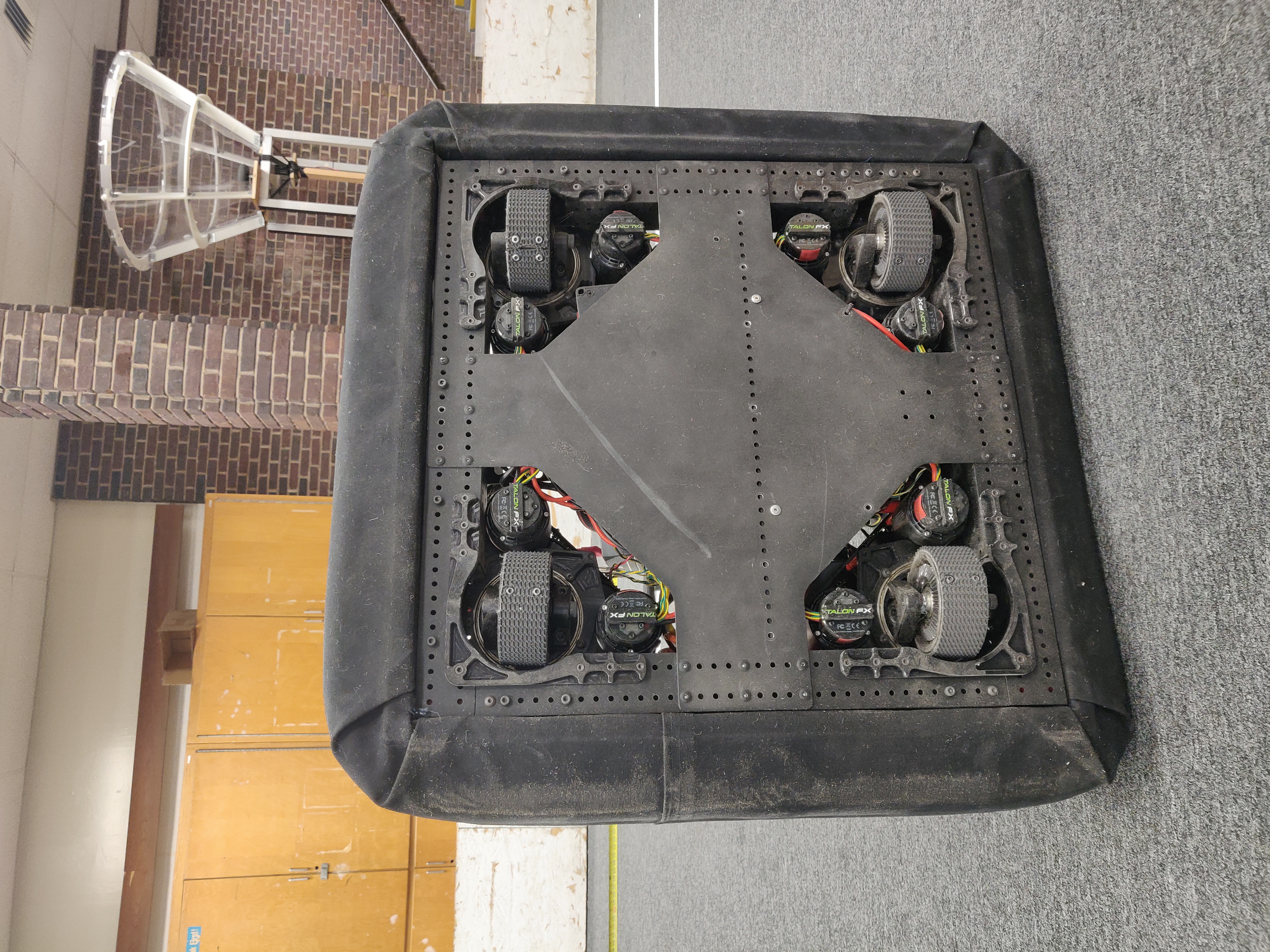 underside of our robot